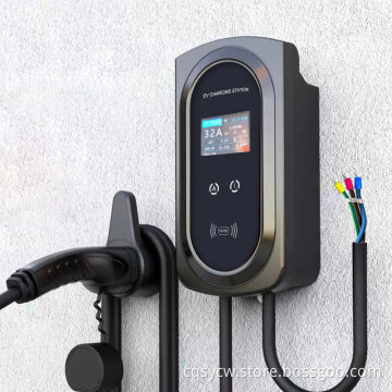 Evse Wallbox 32a EV Зарядная станция 7 кВт 11 кВт 22 кВт 66 IP Степень электромобиля зарядное устройство для зарядного устройства.